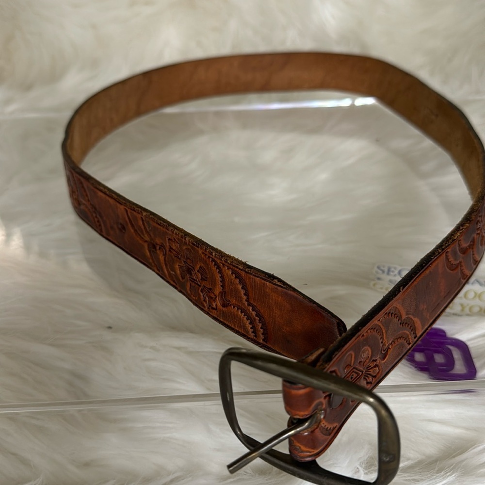 Full grain cowhide leather belt 32\80